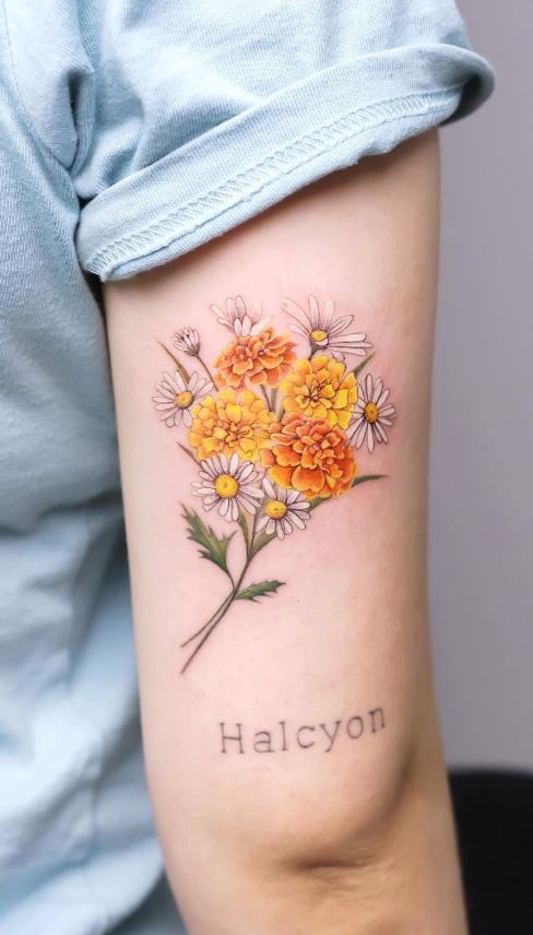 12 Seriously Pretty Birth Flower Tattoos To Celebrate Yourself