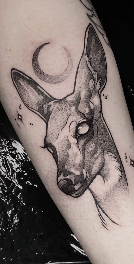 Deer Head Tattoo