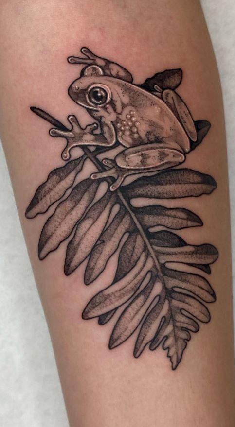 Frog tattoo