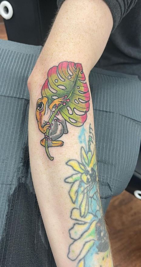 Cute Frog Tattoo