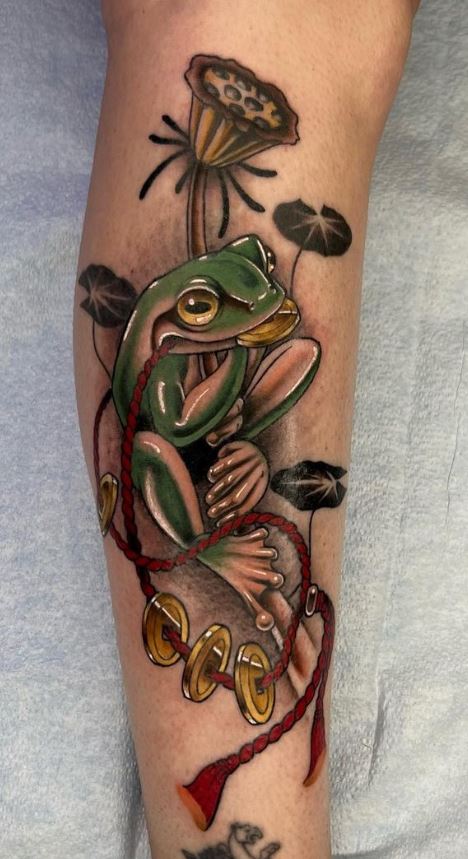 Money Frog Tattoos