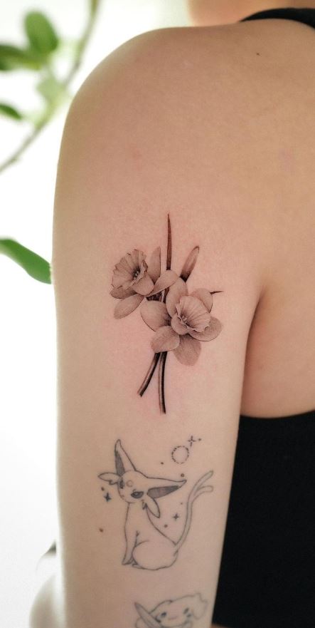 Daffodil flower tattoos 23 designs that will inspire you to create your  own unique look   Онлайн блог о тату IdeasTattoo