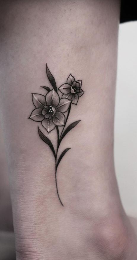 50 Meaningful Narcissus Flower Tattoos: Symbolism, Designs, and ...