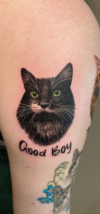 Realistic Cat Tattoos