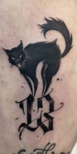 85 Bewitching Black Cat Tattoos - Tattoo Me Now
