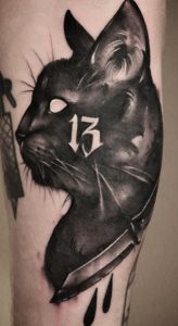 85 Bewitching Black Cat Tattoos - Tattoo Me Now