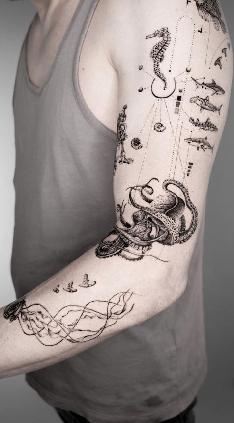 27 Outstanding Fishing Tattoos Ideas For You  Psycho Tats