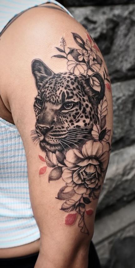 Top 73 Best Jaguar Tattoo Ideas  2021 Inspiration Guide  Leopard tattoos  Jaguar tattoo Big cat tattoo
