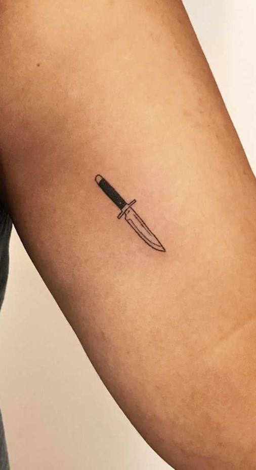 150 Sharp Dagger Tattoo Designs - Traditional Knife Tattoo - Worldwide  Tattoo & Piercing Blog