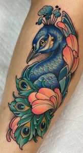 100 Peacock Tattoos That Capture Beauty & Symbolism - Tattoo Me Now
