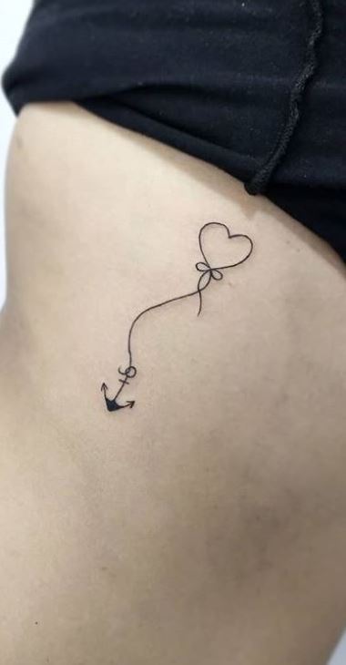 Simple Anchor Tattoos
