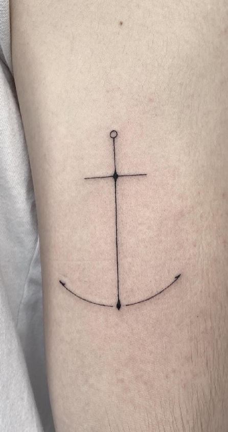 Small anchor tattoo ⚓️ | Small anchor tattoos, Anchor tattoos, Trendy  tattoos