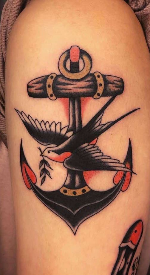 United States Navy Shoulder Tattoo  Veteran Ink