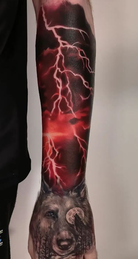 Lightning Tattoo PNG Transparent Images Free Download | Vector Files |  Pngtree